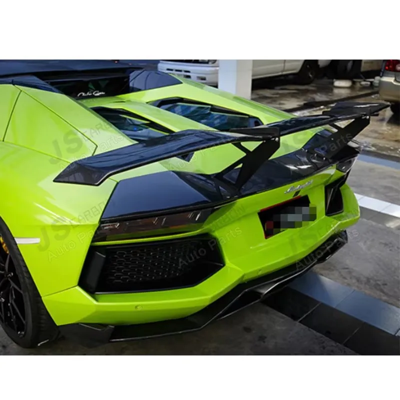 For Lamborghini Aventador LP700 LP720 REYO style Carbon Fiber Rear Spoiler Duckbill Car Wing  Retrofit the rear wing body kit