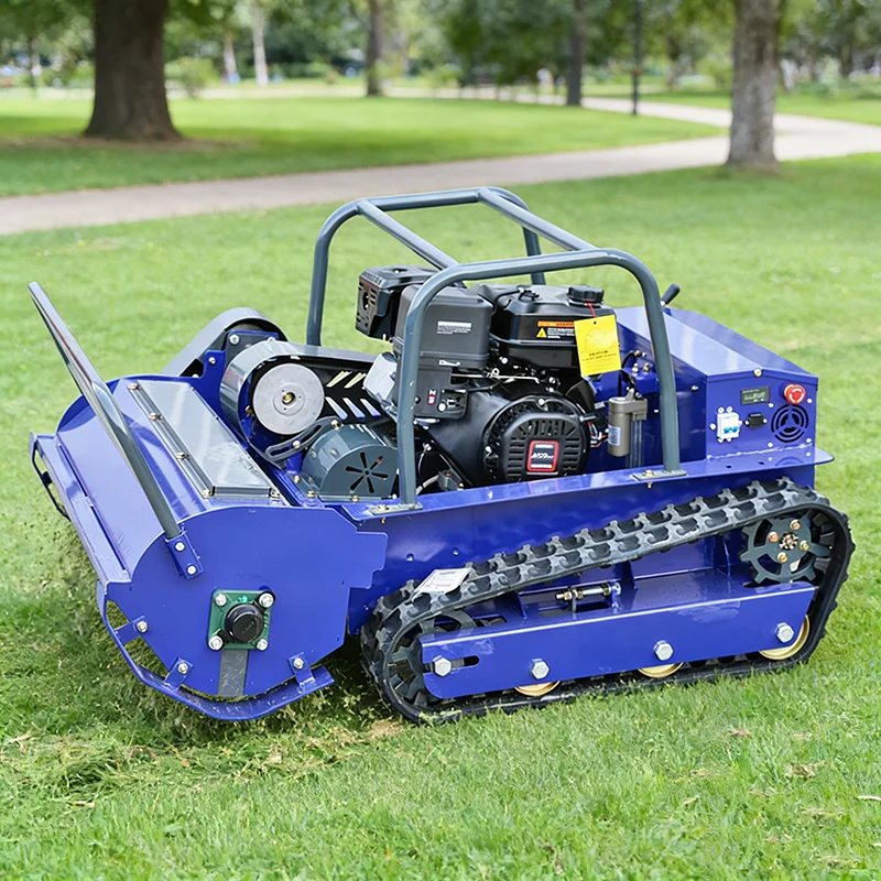 

Индивидуальная газонокосилка с грязеотными дорожками, автономный робот с дистанционным управлением и нулевым вращением, вездеходный, предотвращающий провисание.