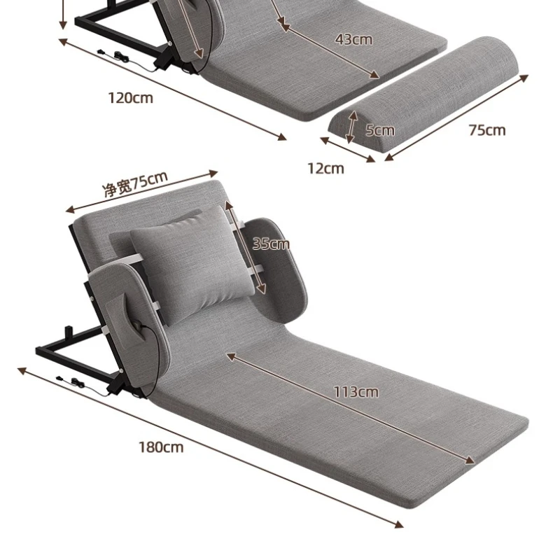 Smart Electric/hand Movement Adjustable Bed Stand Assist Recliner for Home Care Heavy Duty Hospital Bed Frame Bedroom Furniture image 6