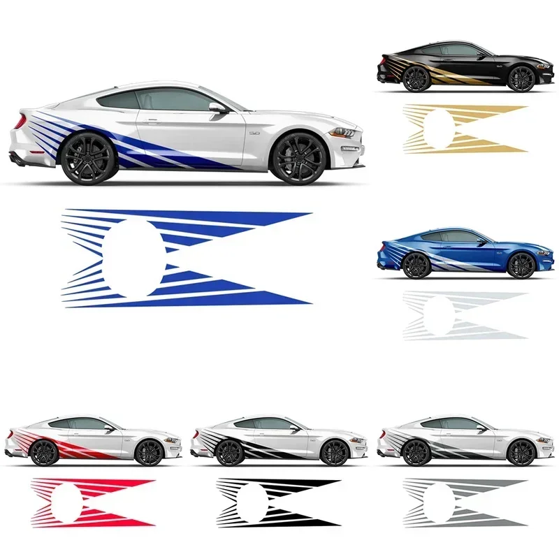 RISING SUN Car Decal and Window Flag Decor, Car Stickers and Bumper Stickers Cover Decals for FOR FORD MUSTANG 2015 - 2022