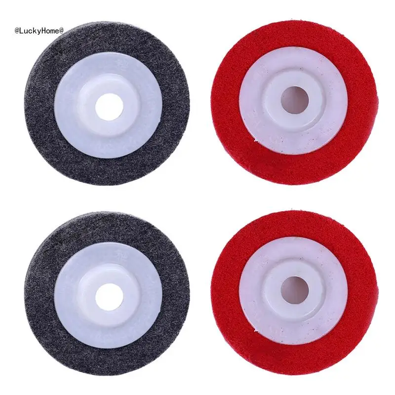 

100mm Nylon Fiber Buffing Wheel 16mm Bore Abrasive Disc Grinding Polishing Wheel 11UA