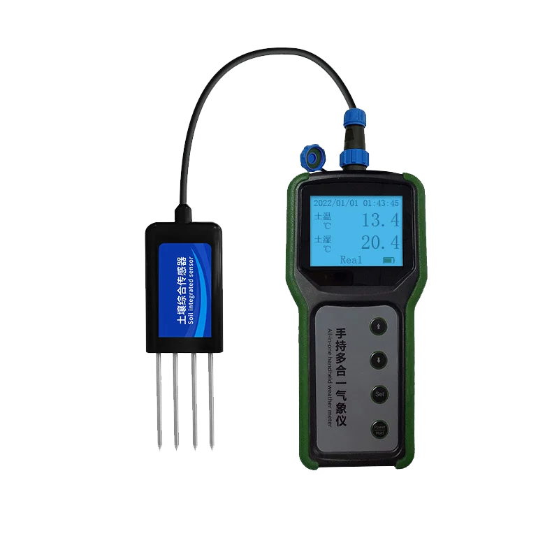 Takeme-10ec-YPN 7 In 1 Hand-held Soil Temperature And Humidity Conductivity + Ph + NPK With Display Moisture Tester