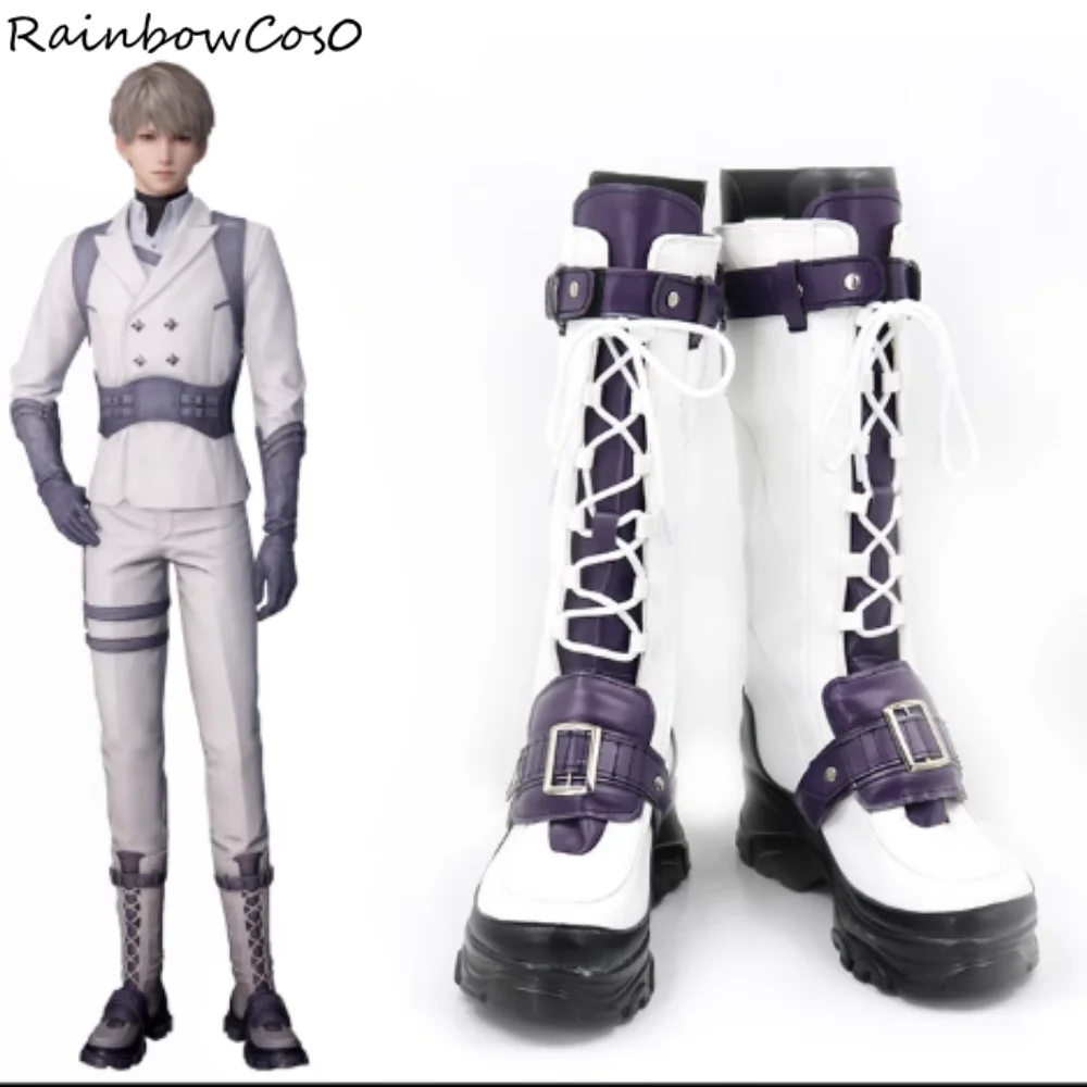 

Xavier Love and Deepspace Обувь для косплея Сапоги Игра Аниме Вечеринка Хэллоуин RainbowCos0 W5316