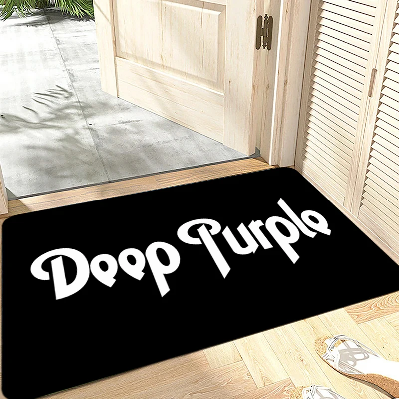 سجادة القدم ترحيب الكلمة حصيرة للمدخل الأرجواني العميق الحمام المدخل السجاد المطبخ امتصاص المياه السجاد رقيق ديكور المنزل #3