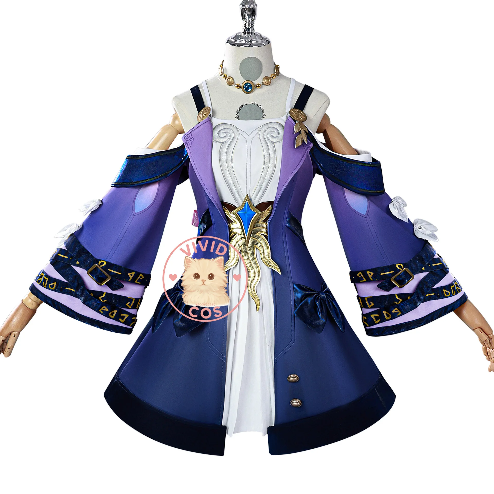 Honkai: Star Rail Xilian Косплей Костюм Двумерный Аниме Ролевая Одежда Игровой Лицензированный Полный Женский Комплект Одежды Платье