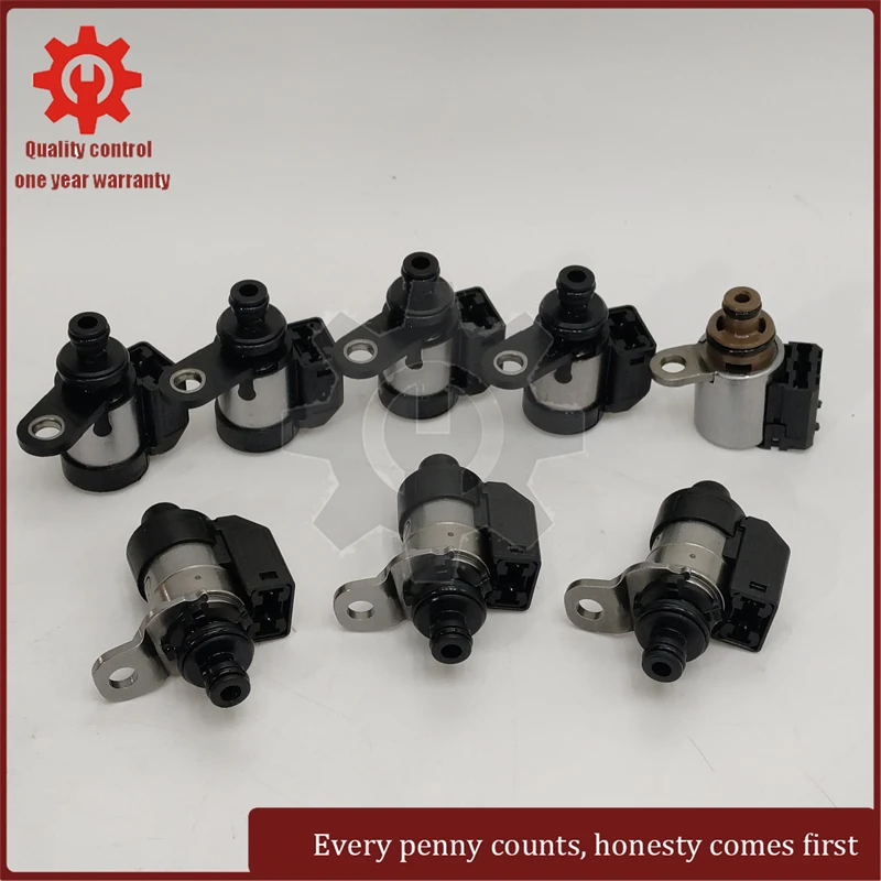 8Pcs RE5R05A 5EAT 31705-AA430 Transmission Solenoid Valve For Nissan Infiniti Hyundai Subaru 31705AA430