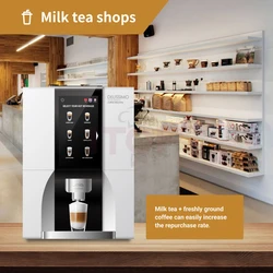 ITOP Tabletop Fully Automatic Coffee Vending Machine Instant Powder Drink Fresh Milk Water Mixture Drink Espresso 110V-220V-240V