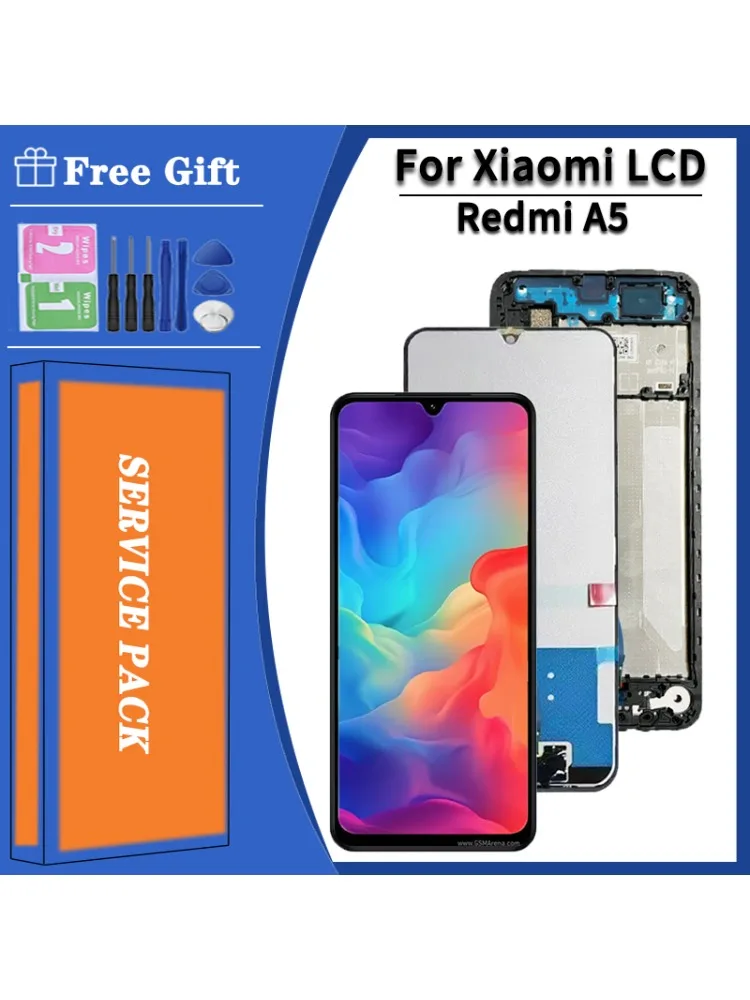 Ekran 25028RN03Y do Xiaomi Redmi A5 Duże Szkło Wersja Europejska Wyświetlacz LCD Ekran Dotykowy Digitizer Z Ramką — zdjęcie produktu 7
