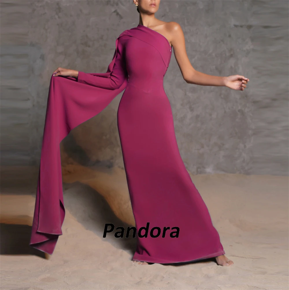 

Pandora Mermaid One Shoudler Prom Dress Floor Length Evening Summer Elegant Party Dress For Women 2024