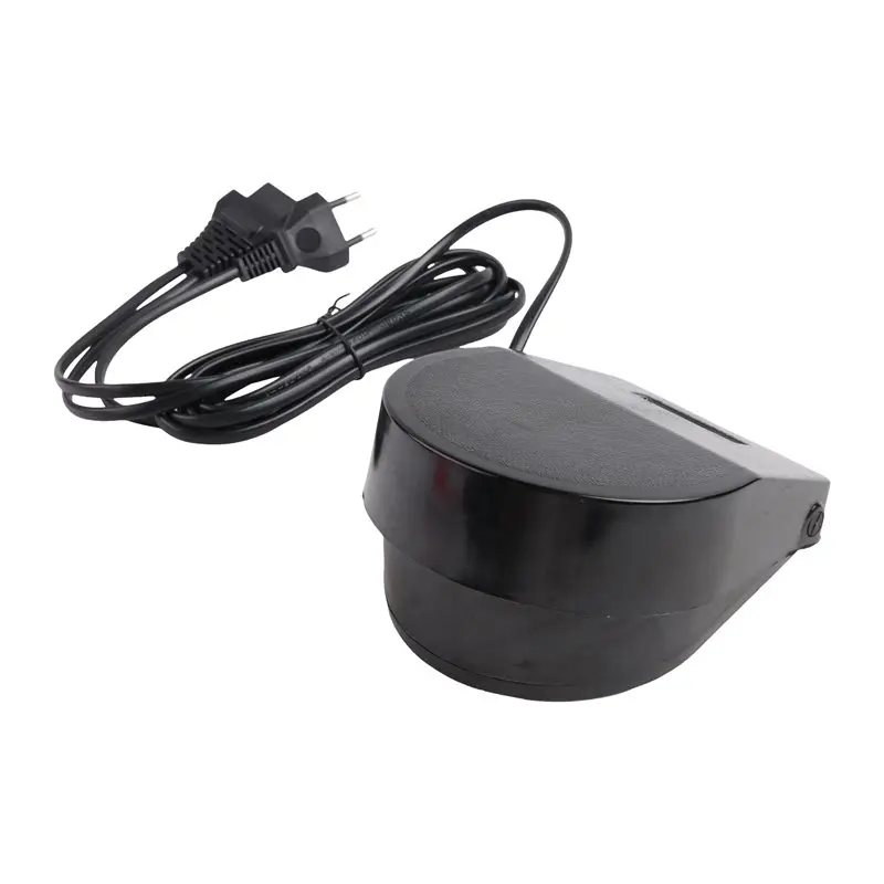 J1UL1N Sewing Machine Foot Pedal Sensitive Universal 220V Horseshoe Shaped Sewing Machine Pedal With Power Cord EU Plug