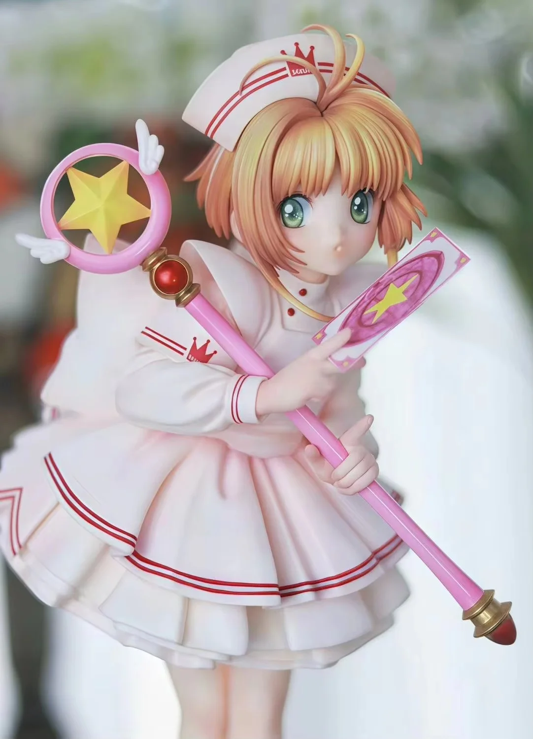 Cardcaptor Sakura Anime Pvc Figuur - Kinomoto Sakura Collectible Bureau Decoratie Ideaal Kinderen Verjaardag Kerstcadeau Speelgoed Model Standbeeld