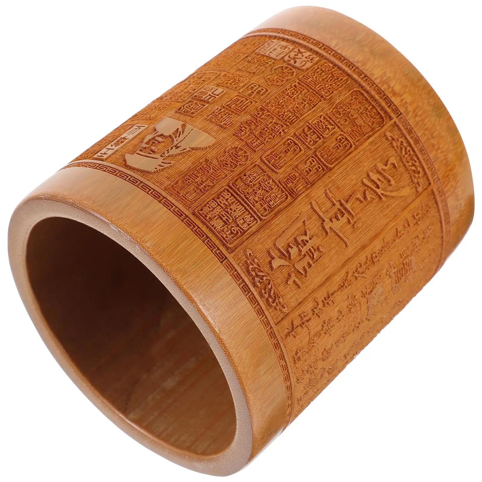 Bureau Penhouder Carving Desktop Briefpapier Cup Organizer Container Borstel Kantoor