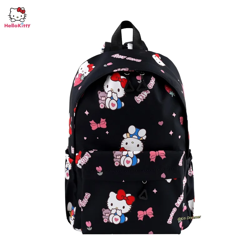 Sanrio Hello Kitty Cute Cartoon Graffiti studentka szczotka fala wodoodporna plecak uniwersalna dziewczyna duża pojemność torba podróżna szkolna