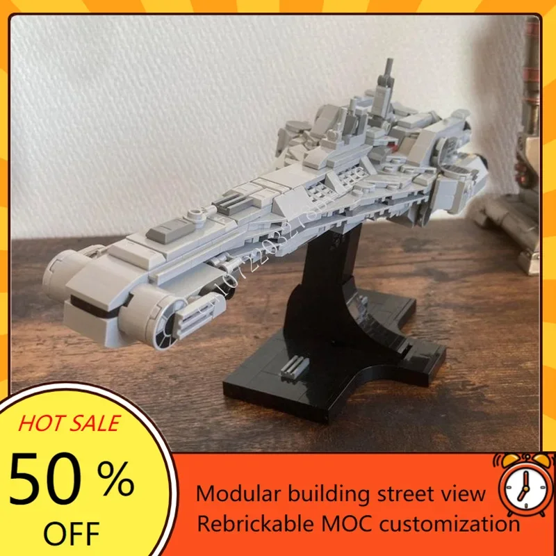 551-pieces-galactic-starcruiser-halcyon-modele-de-bataille-spatiale-militaire-moc-a-l'echelle-midi-puzzles-personnalises-jouet-de-construction-diy-cadeau