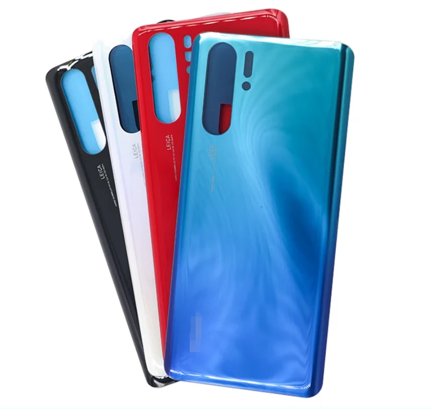 Rear Housing For Huawei P30 Pro VOG-L04 Glass Battery Cover Repair Replace Back Door Phone Rear Case + Logo With Camera Lens