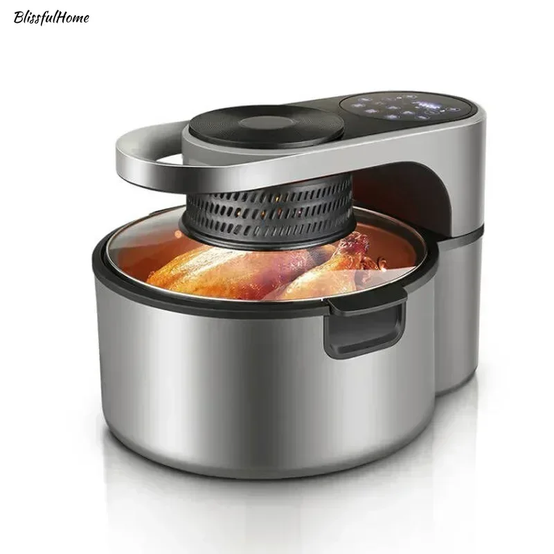 

New Air Fryer. Multifunction. Visual Touch Control. Automatic Intelligent Rotary. Large Capacity. Electric Fryer & Electric Oven