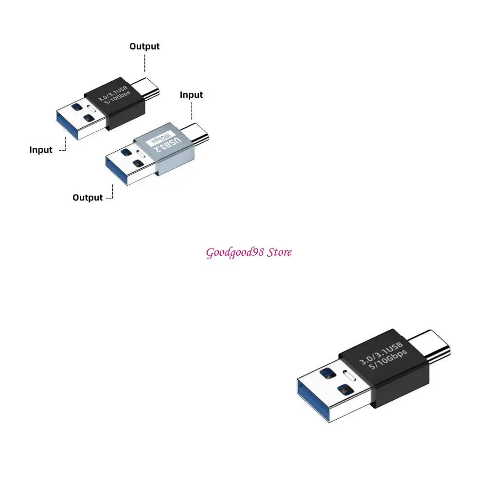 

USB C Male to USB3.1 male Adapters Converters Data Transmissions