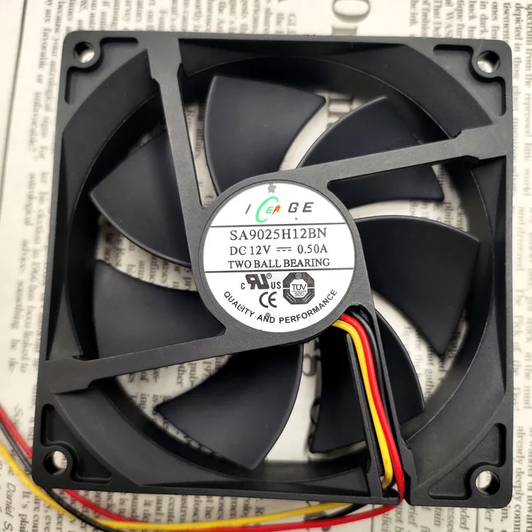 

ORIGINAL ICENGE SA9025H12BN DC12V 0.50A 9025 COOLING FAN