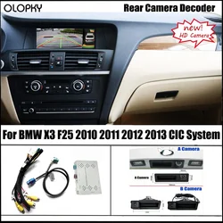 Reverse Camera For BMW X3 F25 2010 2011 2012 2013 CIC System Original Screen Update Front Rear View Camera No Need Programming