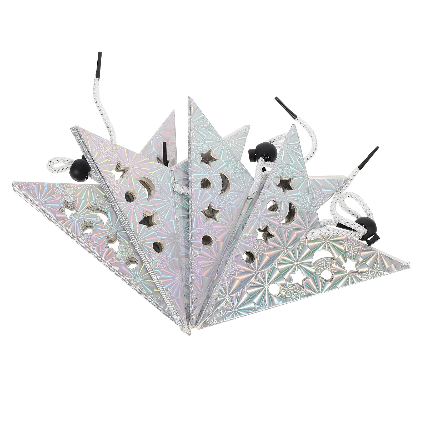 

4 Pcs Indoor Three-dimensional Five-pointed Decorations Decorate Paper Lamp Shade