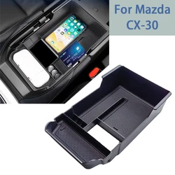 Center Console Organizer Tray For Mazda CX-30 CX30 2019 2020 2021-2023 Armrest Storage Box Bin Container Car Accessories