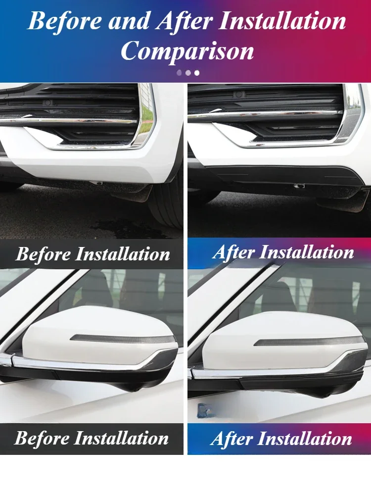 For Geely Monjaro anti-collision strips door mirrors front bumper corners anti scratch strips and exterior accessories