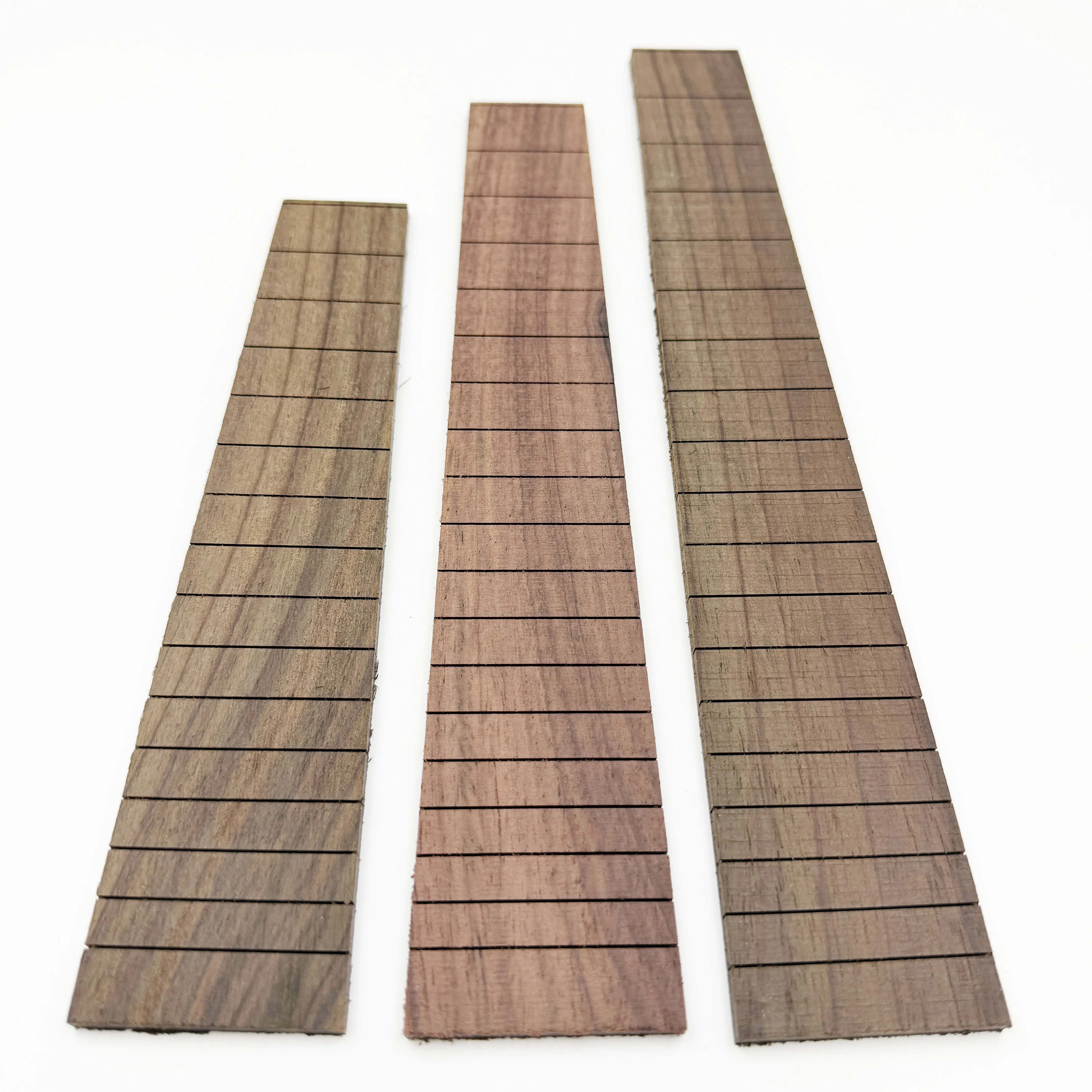 Factory Direct Selling Ukulele Fingerboard Unfinished Workblank 21/23/26 Inch 15/18 Fret Rosewood Fingerboard Ukulele Neck