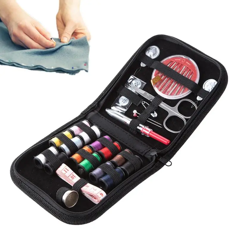 Sewing Kit Portable Sewing Supplies And Accessories Sewing Kit For Travel Adults Beginner Kids Contains Thread Scissors Needles