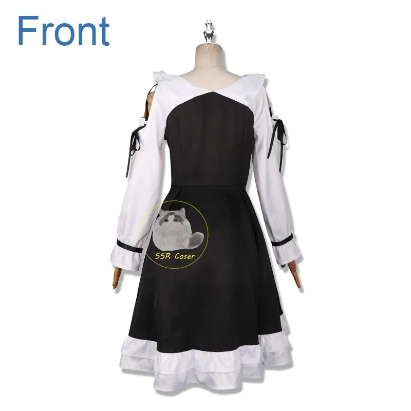 Anime Miki Sayaka Cosplay Kostüm Puella Magi Madoka Magica Cosplay Uniform schwarz Kleid Krawatte Perücke Halloween Party Kostüme Mädchen