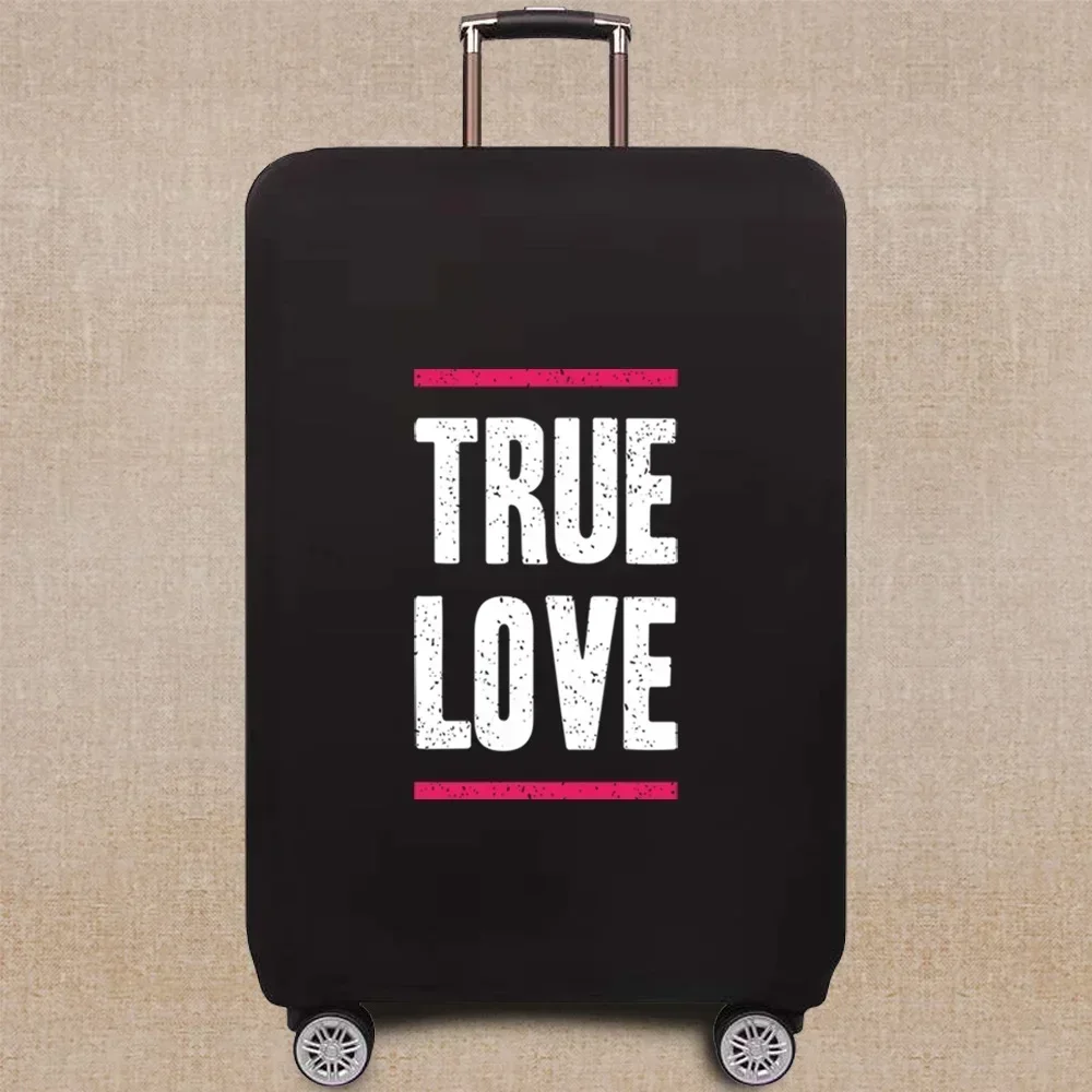 Phrase Pattern Series Live The Life Travel Accessories Luggage Case Suitcase Dust Protective Cover Trolley Case Elastic Cover