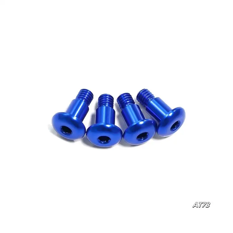 Parafuso passo de liga de alumínio 4 unidades para peças de atualização de carro 1/10 TAMIYA TT02/TT02B RC