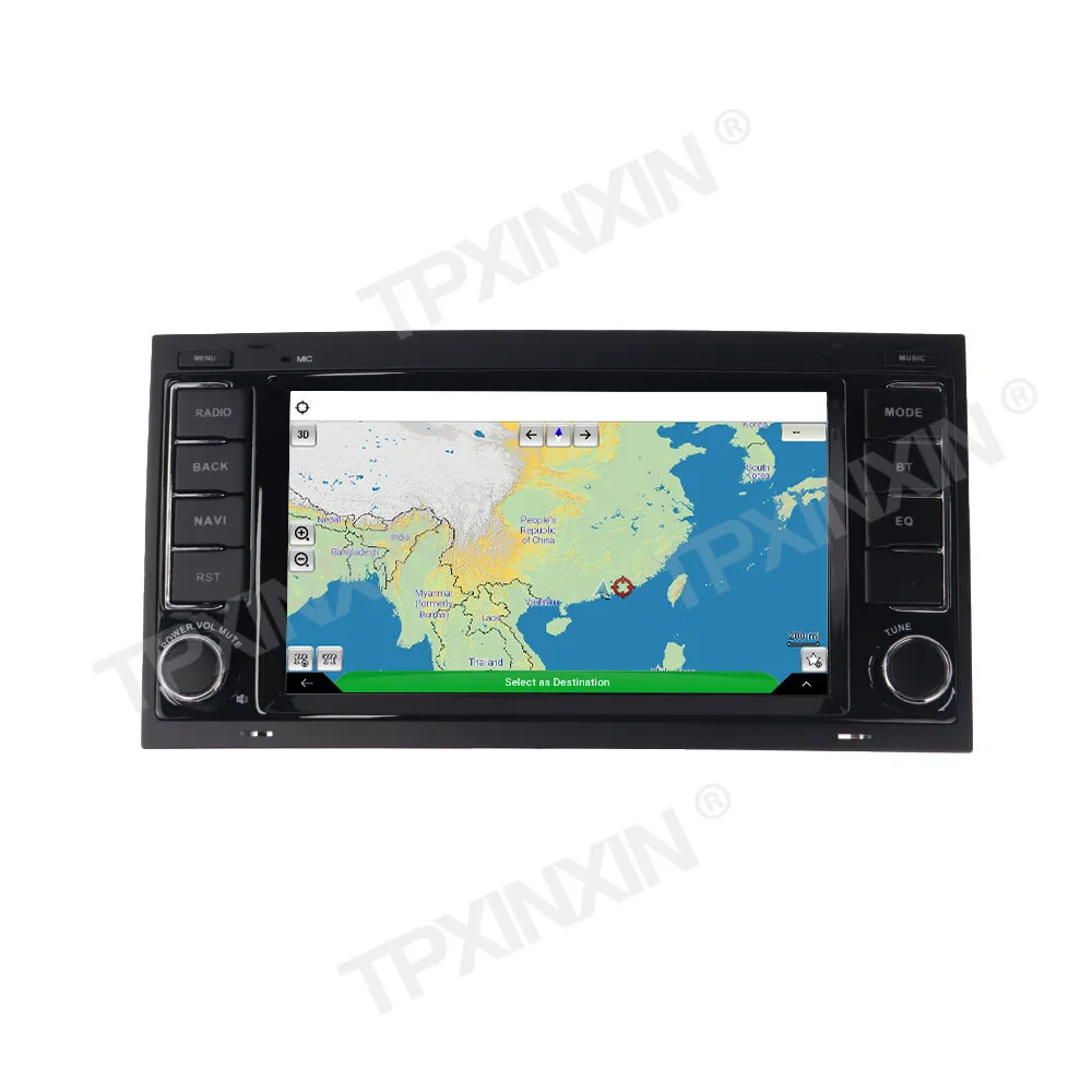

7-дюймовый HD-экран для Volkswage TOUAREG 2003-2010, автомобильный радиоприемник CarPlay Android 14, мультимедийный плеер, GPS-навигация, стерео головное устройство