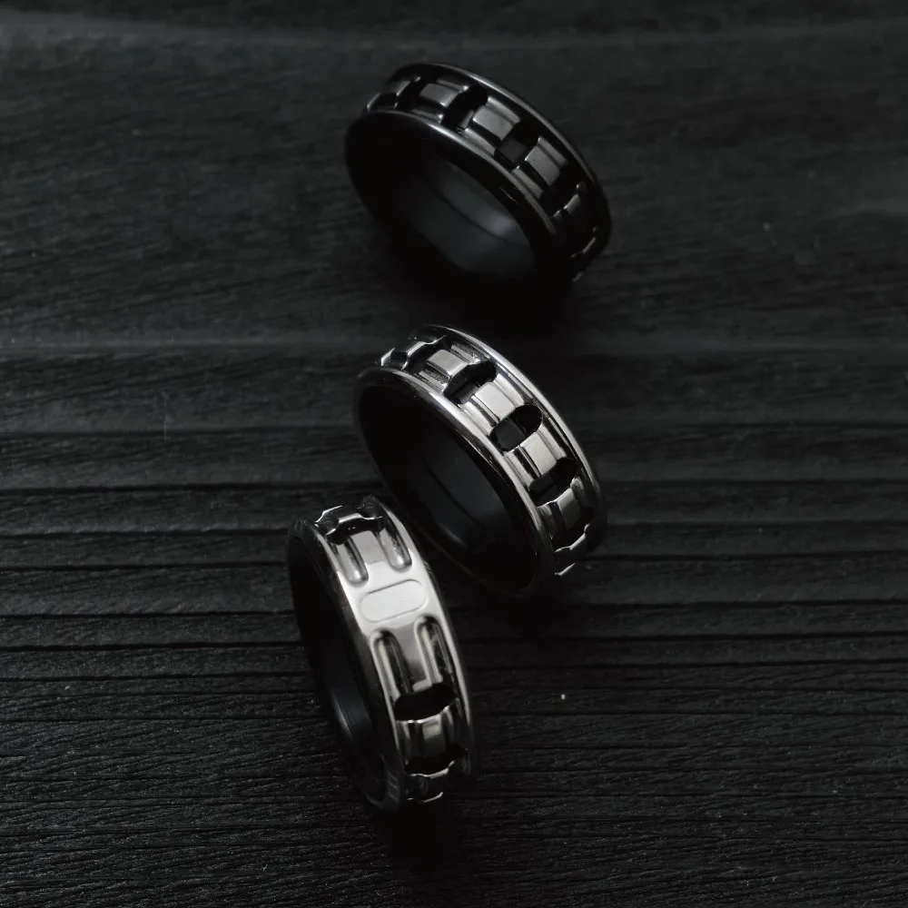 (Pre-sale) KADA EDC Star Fortune FORTUNE Mechanical Double Track Hollowed-out EDC Fingertip Ring Decompression Toy