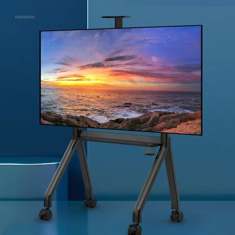 42-120 Inch Movable TV Stand with Silent Wheels Education All-in-one Machine Universal TV Stands Floor Mounted Brackets g