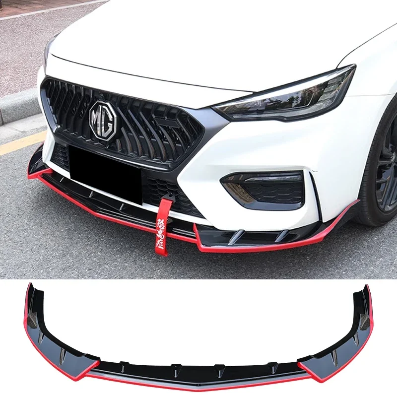 MG 6 PRO Splitter for Morris Garages 6 Front Skirts Bumper Lip Car Body Kit Skirts 2020-2023 Spoiler Accessories