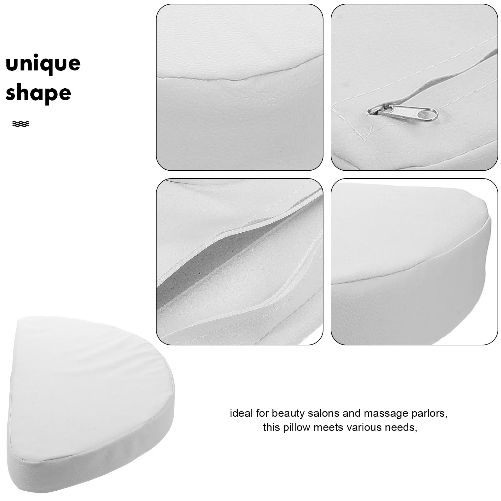 وسادة سرير التدليك الأساسية المضادة للتدليك مسند الرأس وسادة الوجه لصالونات التجميل وسادة راحة داخلية قابلة لإعادة الاستخدام لصالون التجميل #4