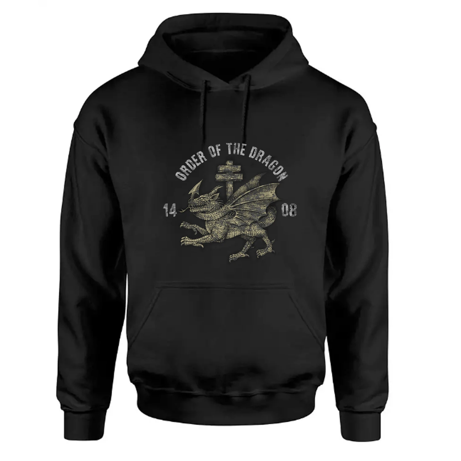

Vlad Dracula Order of The Dragon - Crusader Order Pullover Hoodie New 100% Cotton Comfortable Casual Mens Sweatshirts Streetwear