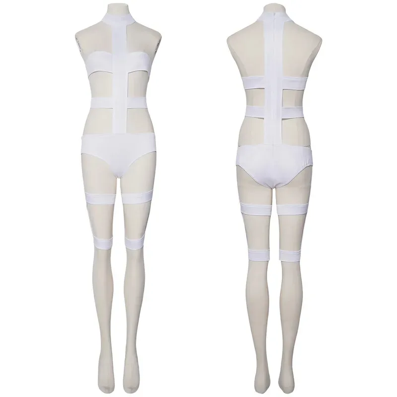 

CyThe Fifth Element Alien Женский стюардесса Лило Косплей Костюм Хэллоуин Карнавальная вечеринка Одеваются