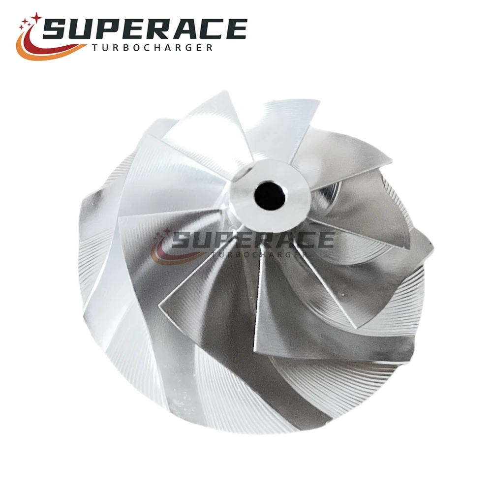 Turbo Compressor Wheel GTX3076R GTX3076 3076 GT30 Gen2 58/76mm Performance GTX-Series MFS GTX30R Turbo Billet Wheel SUPERACE