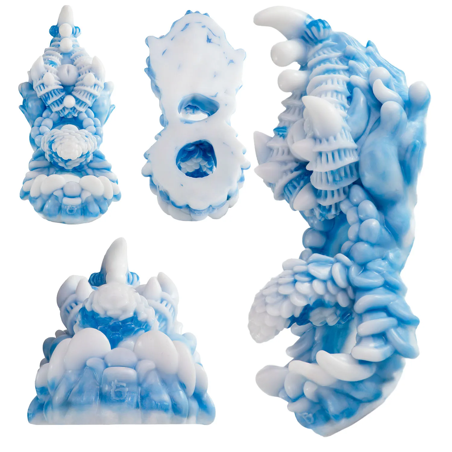 LICKER Soft Particle Protrusion Grinders Silicone Twin Rings Male Grinder Body Massage Slight Friction Sexy Grinding Penis Rings