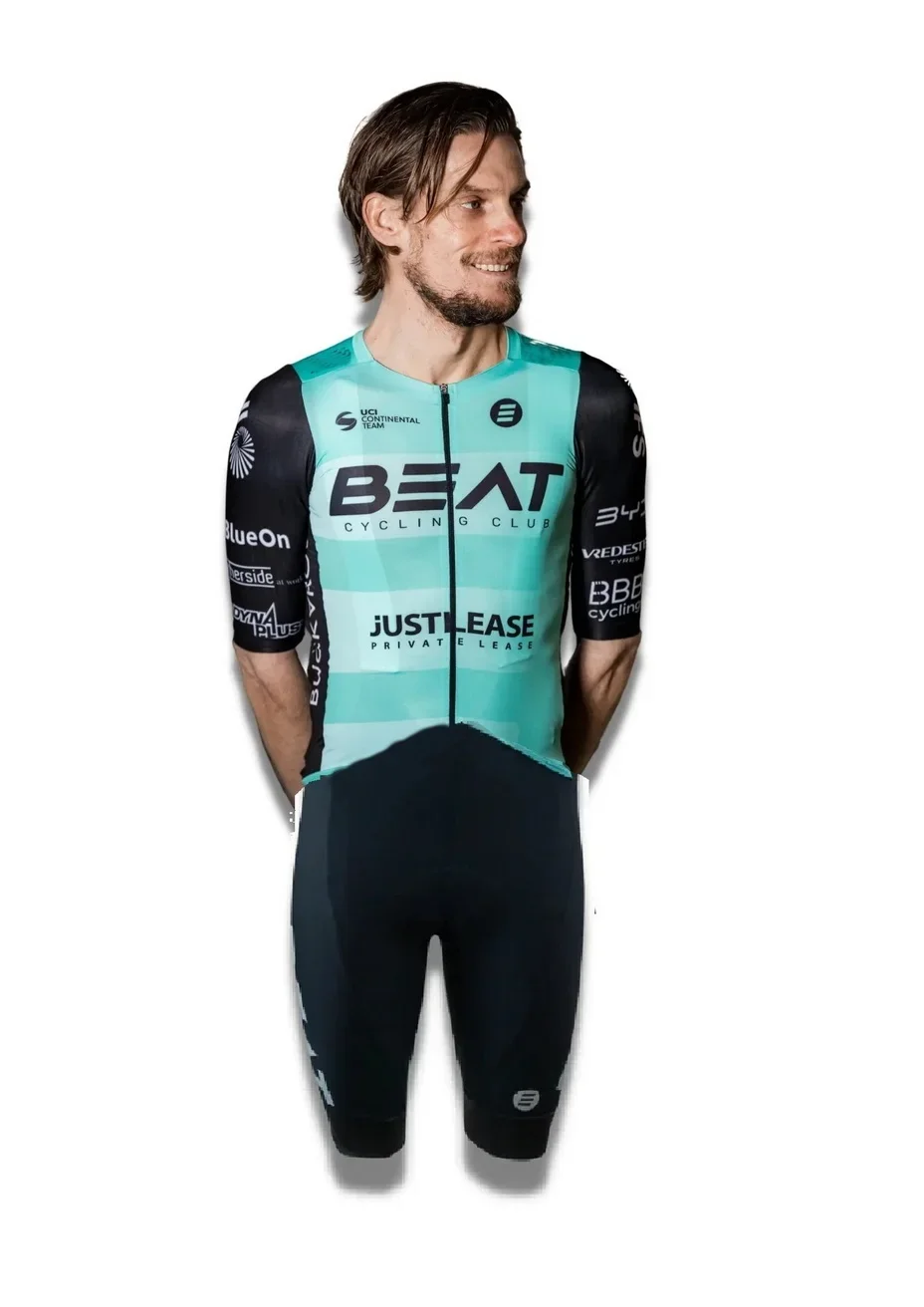 

MEN'S CYCLING WEAR CYCLING JERSEY BODY SUIT SKINSUIT WITH POWER BAND 2023 BEAT CYCLING CLUB TEAM 2 COLORS SIZE XS-4XL