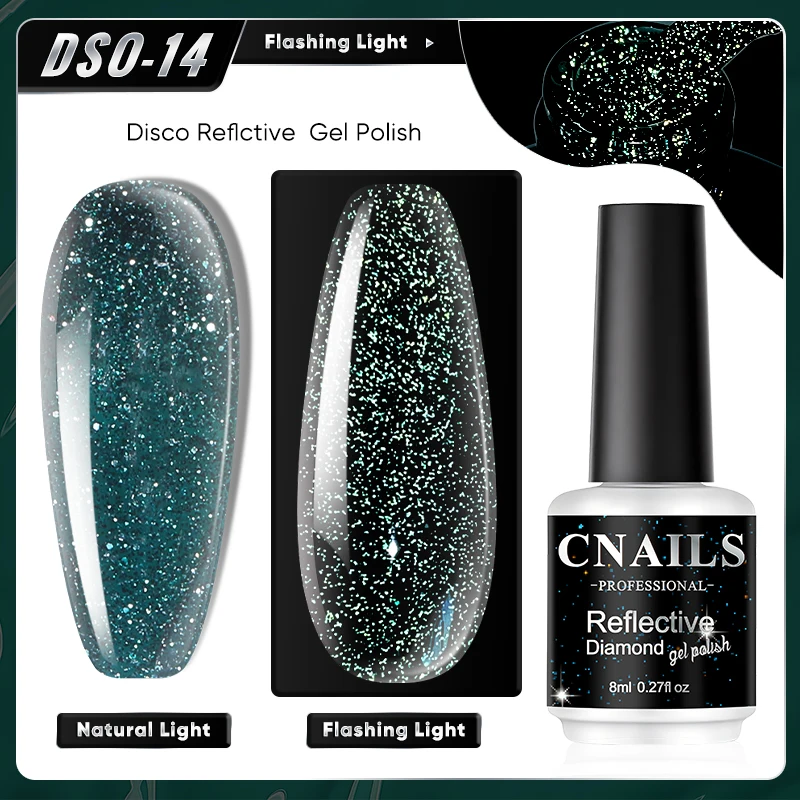 Verhéritage à Ongles Gel UV Brcorporelle dans la Nuit, Flash pour Nail Art, Couche de Base pour Manucure Halloween, Œil de Chat