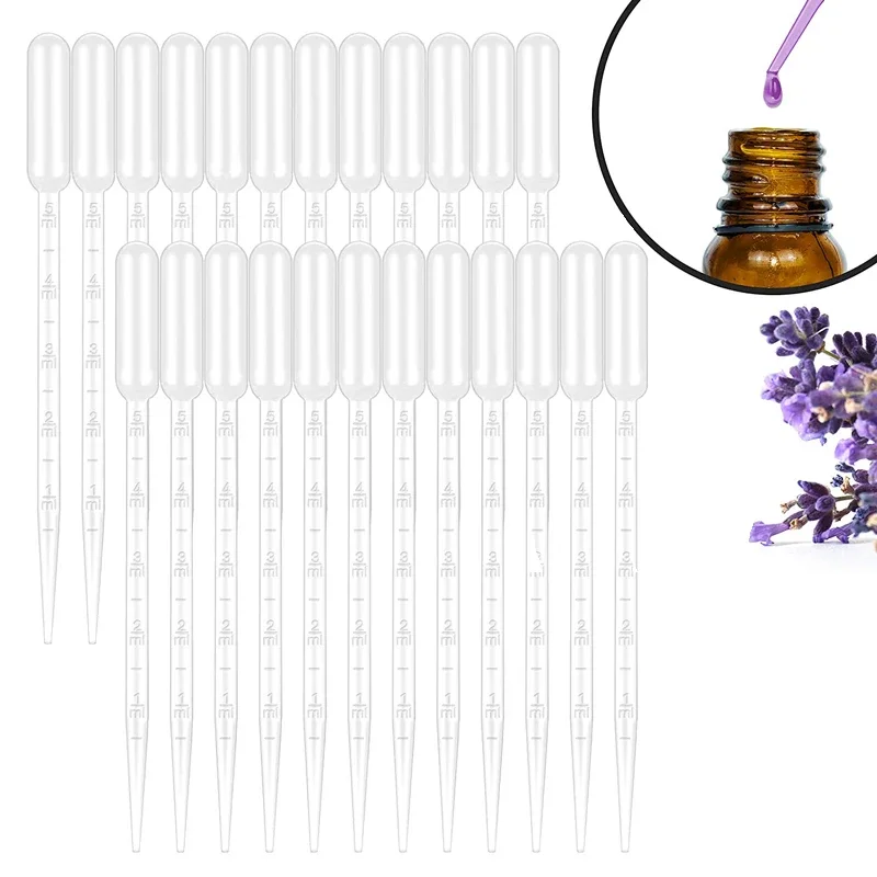 

10PCS 0.2ml-10ml Plastic Transfer Pipettes Eye Dropper Disposable Essential Oils Makeup Tool Pipettes Dropper Science and Labs
