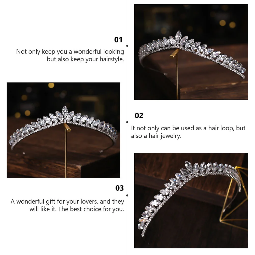 

Crystal Rhinestone Padded Headband Alloy Hair Hoop Wedding Bridal Hair Jewelry Accessory Rhinestone Headband Bride Headpiece