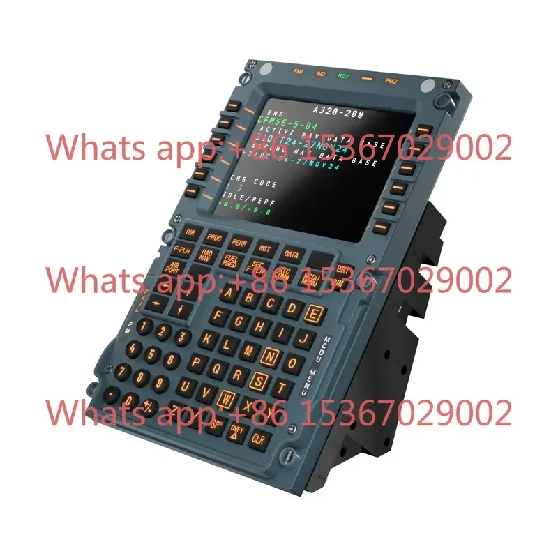 MCDU Civil Aviation Control Panel A3XX Compatible with X-Plane and MSFS Flight Simulator Realistic Cockpit Instrument