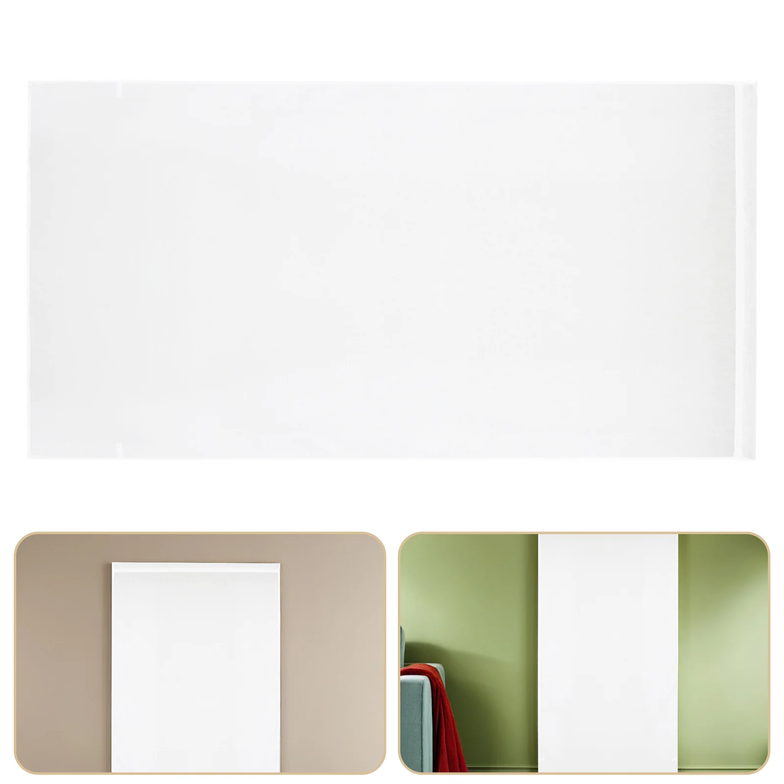 

Sheer Curtain White Semi Transparent Light Filtering Panel for Home Kitchen Living Room Bedroom Balcony White Sheer Curtain