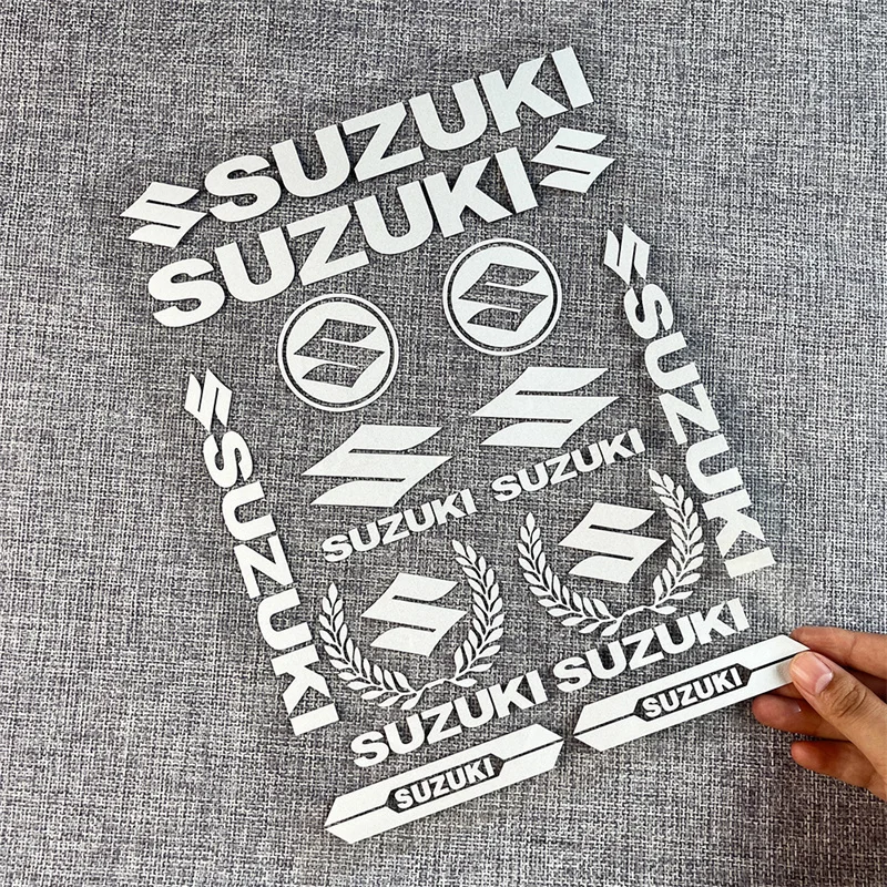 Suzuki Sticker Logo Motorcycle Letter Decal Kit