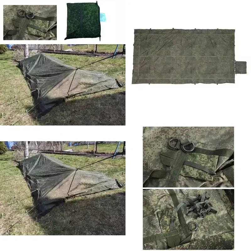 New Russian 6sh120 Multi-purpose Awning Stretcher Cloth Rainproof Tent Fabric Outdoor Survival Equipment Camping Gear Tool