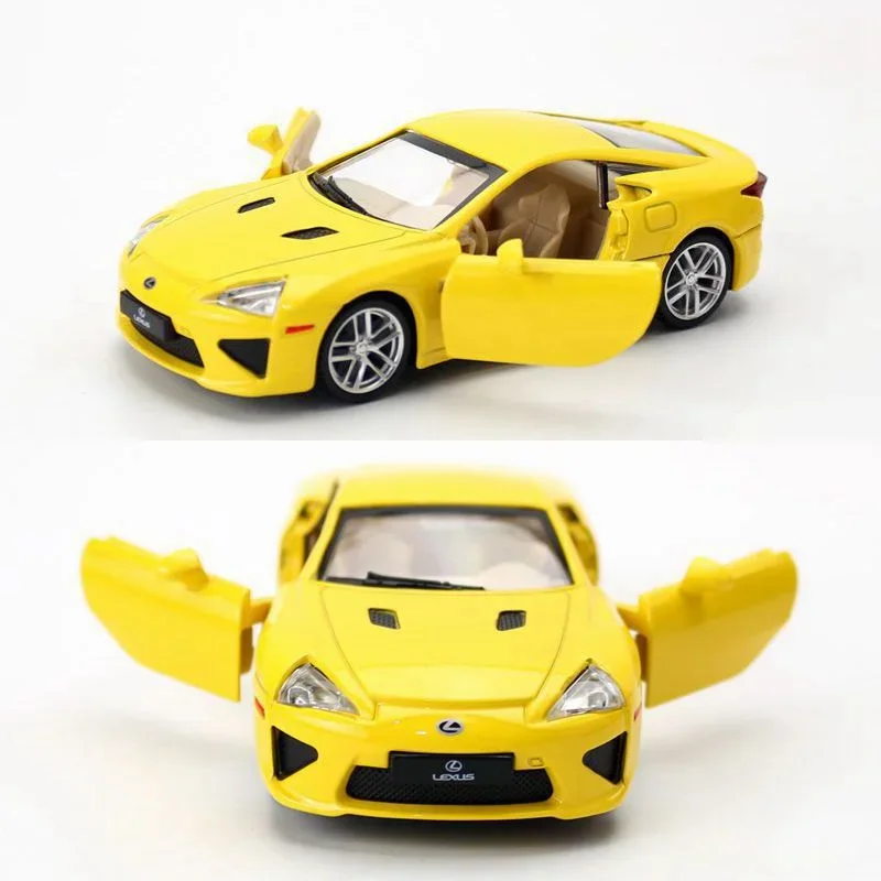 1:32 Lexus LFA Coupe โมเดลรถโลหะโมเดลรถยนต์สปอร์ตอัลลอยด์โมเดลซูเปอร์คาร์ชุดสะสมแบบจำลองสูงของขวัญของเล่นสำหรับเด็ก