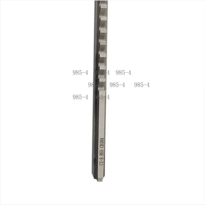 5/6/8mm Metric Push Type Keyway Broach High Speed Steel Cutting Accessory for CNC Processing